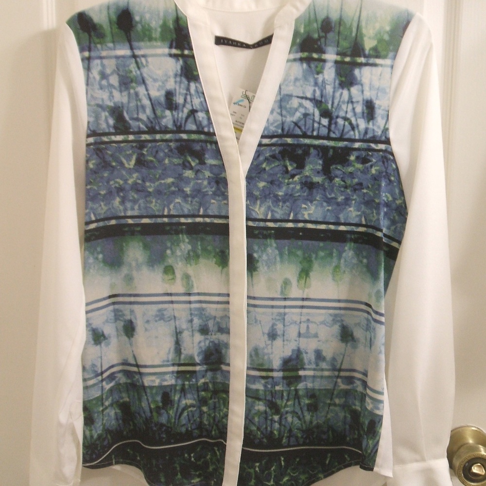 IVANKA TRUMP TUNIC BLOUSE SZ XS NWT